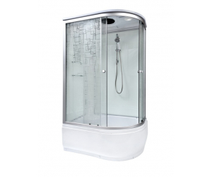 Душевая кабина Deto Em EM4511 L/R эл 110 x 80 см, с крышей, с электрикой