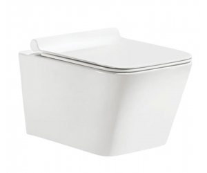 Подвесной безободковый унитаз Caprigo Modern Vittoria, крышка микролифт, V-1003