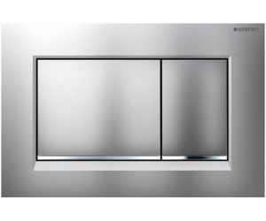 Клавиша Geberit Sigma Type 30 115.883.KN.1, пластик, хром матовый/хром глянец