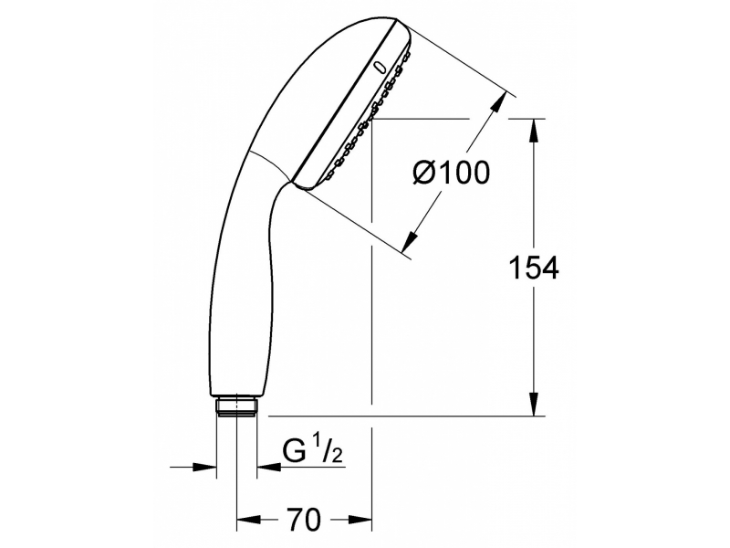 Купить Ручной душ Grohe Tempesta New 27852001 (27852000)