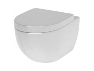 Подвесной унитаз Vitra Sento 7747B003-6073 безободковый, с крышкой-сиденьем Soft Close