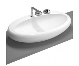 Раковина Vitra Istanbul 4447B403-0041 85 см с 1 отверстием, Vitra Clean, цвет белый