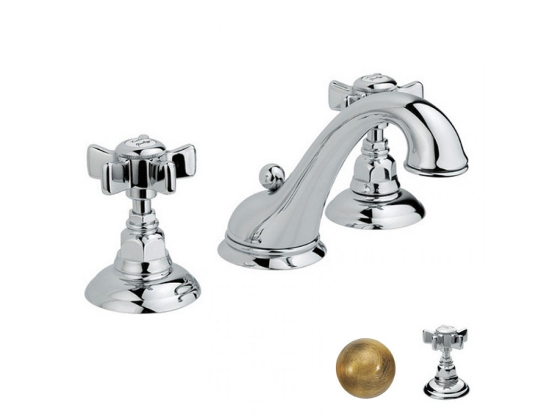 Купить Смеситель Nicolazzi Dames Anglaises 1408BZ18 для раковины, бронза, ручки Dames Anglaises