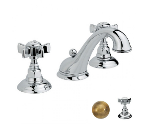 Смеситель Nicolazzi Dames Anglaises 1408BZ18 для раковины, бронза, ручки Dames Anglaises