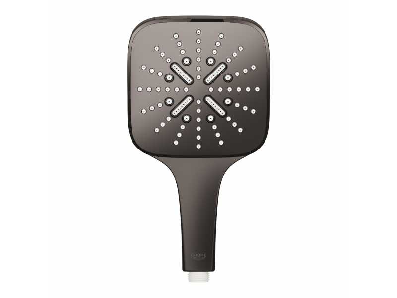 Купить Ручной душ Grohe Rainshower SmartActive 130 Cube, 26582A00, темный графит