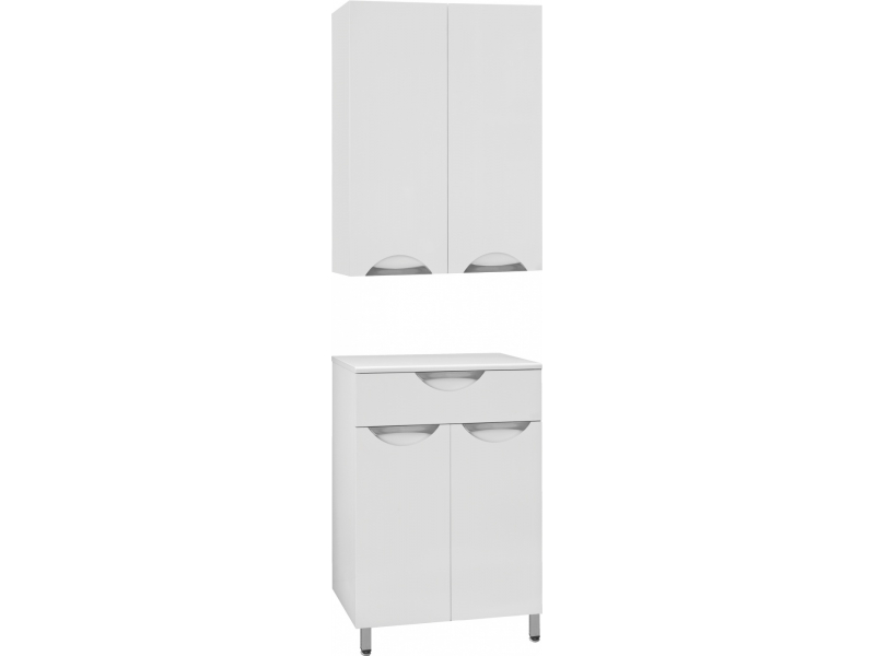 Купить Тумба Style Line Жасмин 60 белая ЛС-00000335, 60 см, напольная