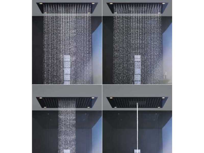 Купить Верхний душ AXOR Starck Shower Collection 10627800, 97x97 см, 3 режима струи