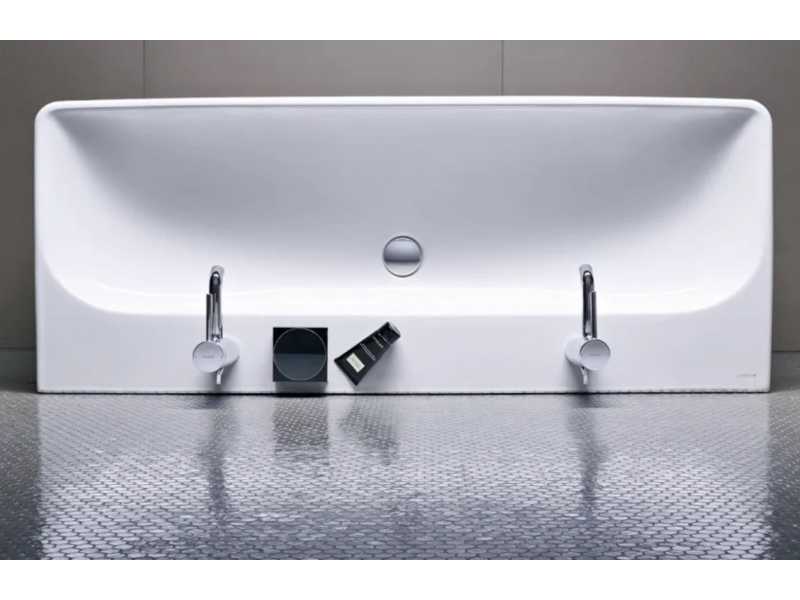 Купить Раковина Geberit Smyle Square 500.253.01.1, 120 х 48 см, белая