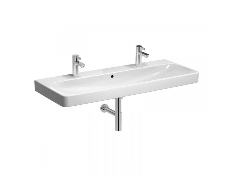 Купить Раковина Geberit Smyle Square 500.253.01.1, 120 х 48 см, белая