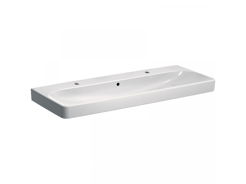 Купить Раковина Geberit Smyle Square 500.253.01.1, 120 х 48 см, белая
