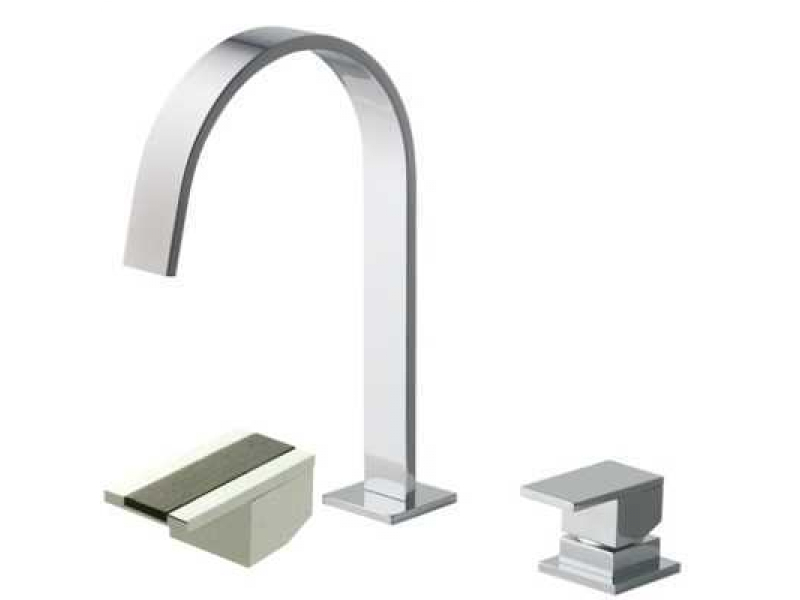 Купить Смеситель Bandini Ice Cube 2 750920PN03LW для раковины, никель/ручка венге