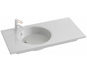 Раковина-столешница Jacob Delafon Odeon Rive Gauche EXAU112-Z-00, 100 см