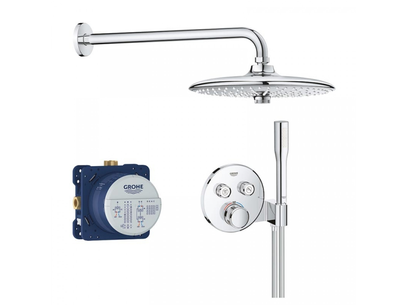 Купить Душевой комплект Grohe Grohtherm SmartControl 34744000, хром
