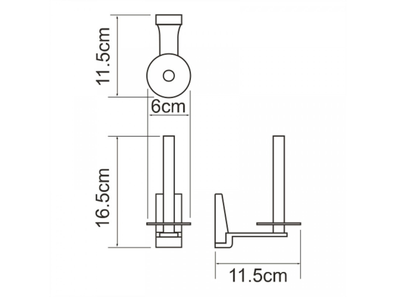 Купить Держатель туалетной бумаги WasserKRAFT K-6097, хром