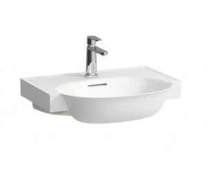 Раковина Laufen New Classic 8.1385.3.757.104.1 60 х 48 х 16.5 см, SaphirKeramik, 1 отверстие, белый матовый