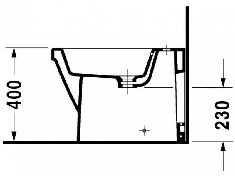 Купить Биде Duravit 2nd floor 013610 напольное