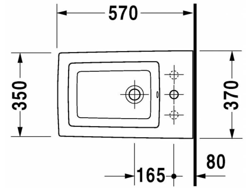 Купить Биде Duravit 2nd floor 013610 напольное
