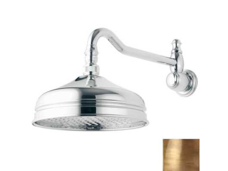 Купить Верхний душ Bandini Antico 647220YY06, 20x20 см, 1 режим струи, с держателем, бронза