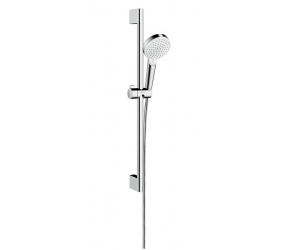Душевой гарнитур Hansgrohe Crometta Vario 26536400, штанга 90 см, белый/хром