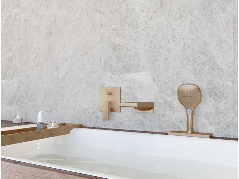 Купить Излив Hansgrohe Metropol 32543140 для ванны, шлифованная бронза