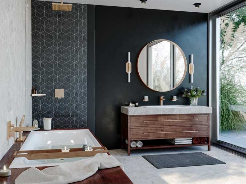 Купить Излив Hansgrohe Metropol 32543140 для ванны, шлифованная бронза