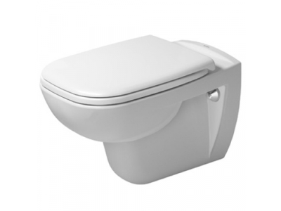 Подвесной унитаз Duravit D-code 45351900A1 (25350900002) с вертикальным смывом + 0067310000 D-Code крышка-сиденье, петли - нерж.сталь