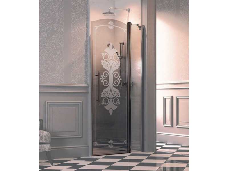 Купить Душевая дверь Huppe Design Victorian DV0402 с неподвижным сегментом, 90 см