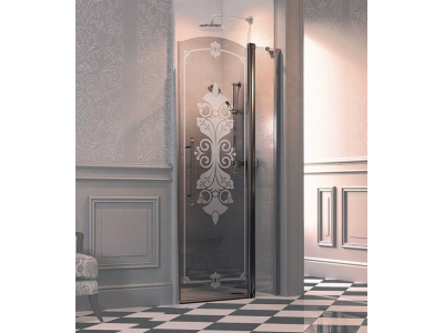 Душевая дверь Huppe Design Victorian DV0402 с неподвижным сегментом, 90 см