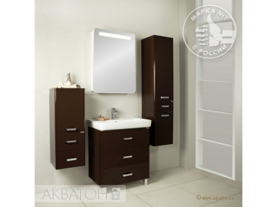 Тумба Акватон Америна 70 М, 1A169001AM430, темно-коричневая