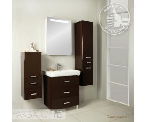 Тумба Акватон Америна 70 М, 1A169001AM430, темно-коричневая