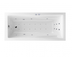 Ванна гидромассажная Excellent Palace 170 x 75 см, ULTRA, хром, каркас в подарок