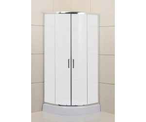 Душевой уголок BelBagno Uno 80 х 80 см, дверь раздвижная, стекло матовое, хром, UNO-R-2-80-M-Cr