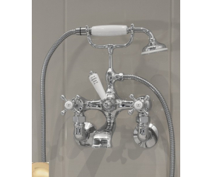 Смеситель Devon&Devon Victorian IBV533PL для ванны/душа, светлое золото