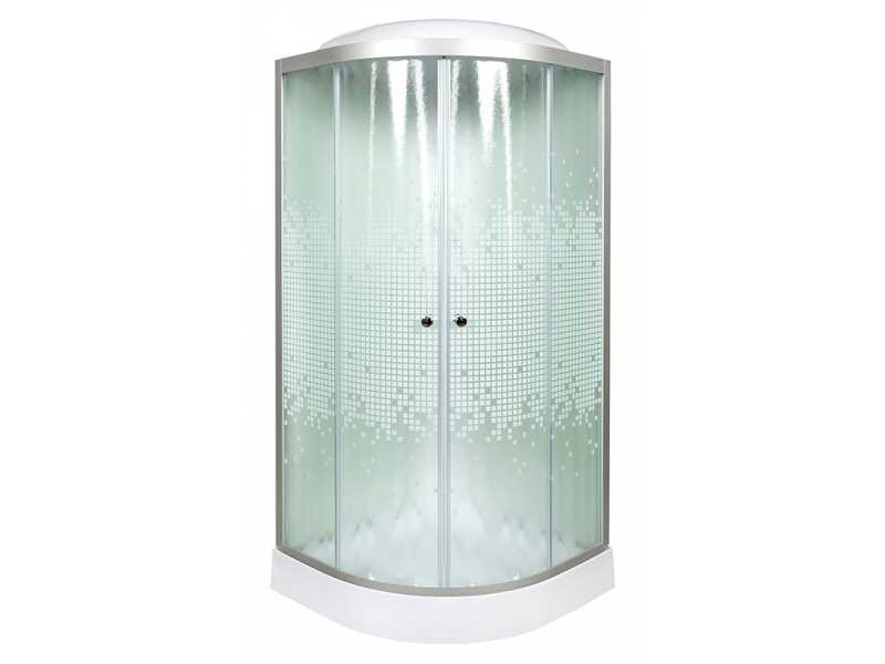 Купить Душевая кабина Deto L 901 стандартная 100 x 100 см, с крышей
