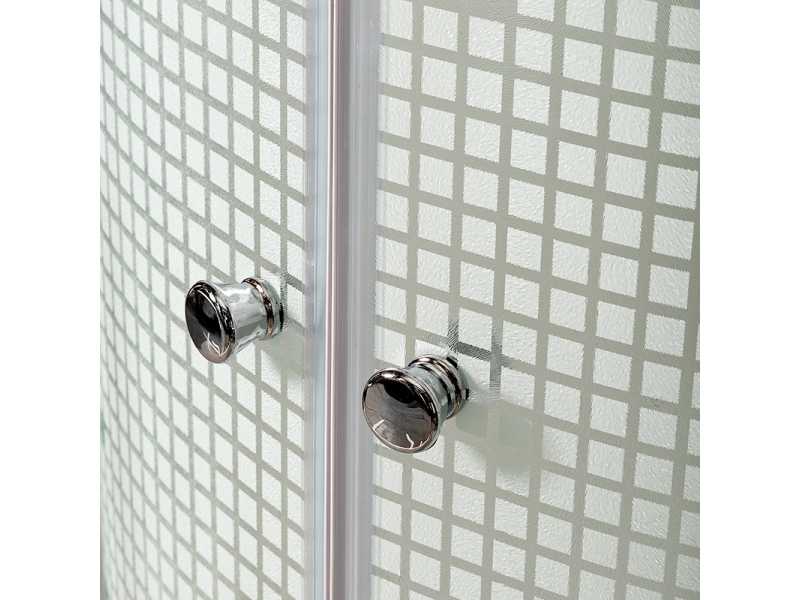 Купить Душевая кабина Deto L 901 стандартная 100 x 100 см, с крышей