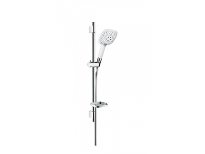 Душевой гарнитур Hansgrohe Raindance Select 150 3jet 27856400, белый/хром, 150 мм