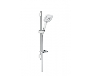 Душевой гарнитур Hansgrohe Raindance Select 150 3jet 27856400, белый/хром, 150 мм