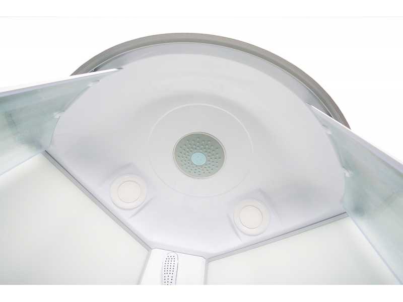 Купить Душевая кабина Deto L 908 80 x 80 см, с крышей, с электрикой