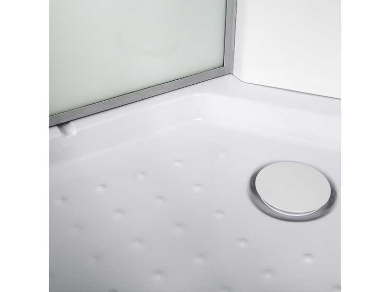 Купить Душевая кабина Deto L 908 80 x 80 см, с крышей, с электрикой