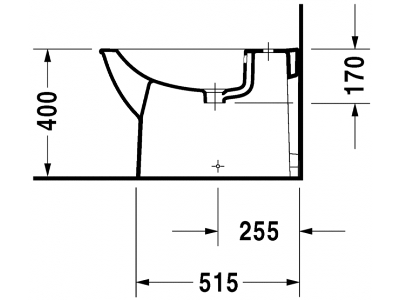 Купить Биде Duravit Darling New 225110 00 00 напольное