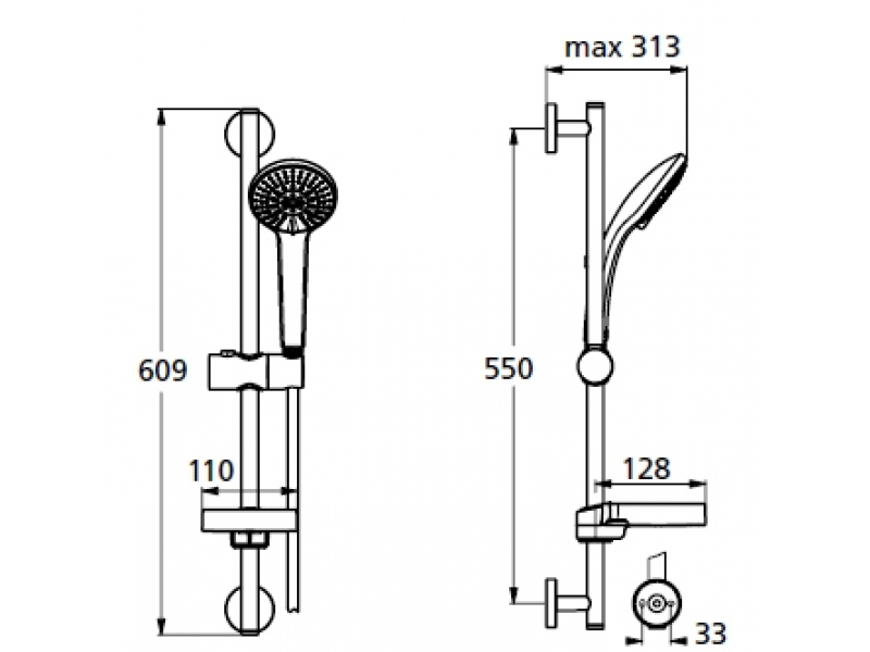 Купить Душевой набор Ideal Standard Idealrain B9415AA