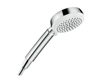 Ручной душ Hansgrohe Crometta 100 Vario EcoSmart 26827400, белый/хром
