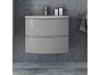 Тумба под раковину Cezares Vague 54854 69 см подвесная, цвет grigio lucido