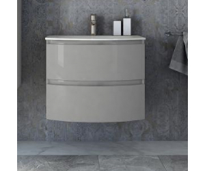 Тумба под раковину Cezares Vague 54854 69 см подвесная, цвет grigio lucido