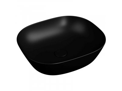 Раковина Vitra Plural накладная 45 х 38 см, цвет черный матовый, 7810B483-0016