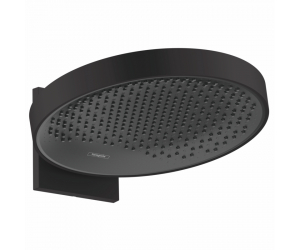 Верхний душ Hansgrohe Rainfinity 26230670, 36 х 36 см, 1 режим струи, с держателем, чёрный матовый