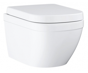Подвесной унитаз Grohe Euro Ceramic безободковый с PureGuard 3932800H