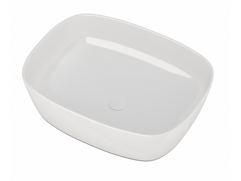 Купить Раковина Aquanet Fine-1 50 x 38 x 14 см, накладная, белый, 273681