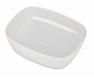 Раковина Aquanet Fine-1 50 x 38 x 14 см, накладная, белый, 273681