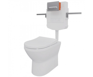 Инсталляция Vitra с унитазом Vitra Allegro 9856B003-7202, сиденье микролифт, клавиша хром, комплект